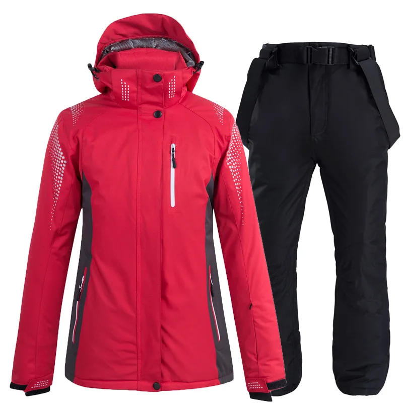 Nova mulher dos homens inverno quente snowsuit trekking esqui snowboarding wear conjuntos à prova de vento à prova dwindproof água trajes de esqui