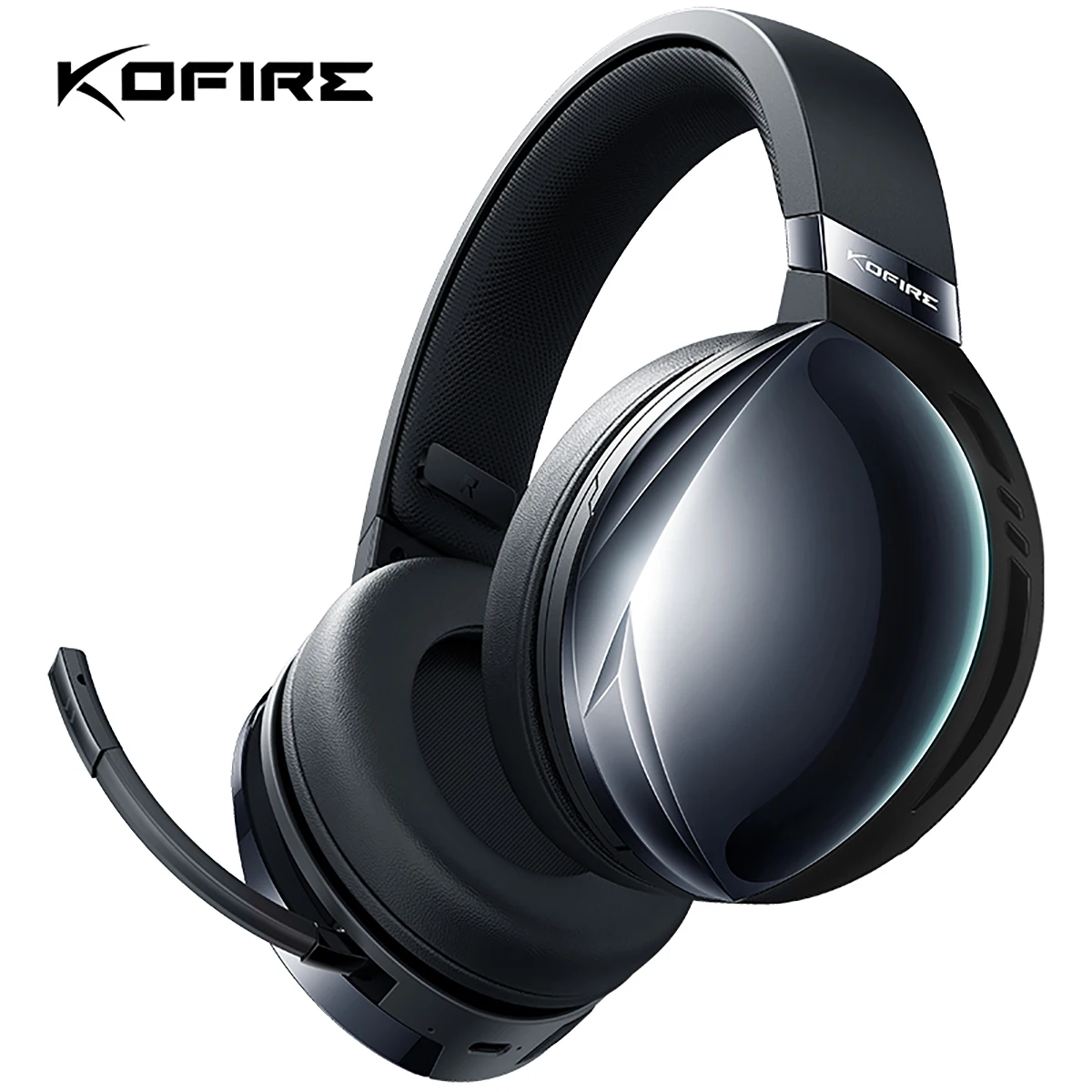 Kofire GL-06 2.4G Gaming Headset 3D Surround Sound Low Latency Wireless Headphones  ENC Mic For PC PS4 PS5 Switch
