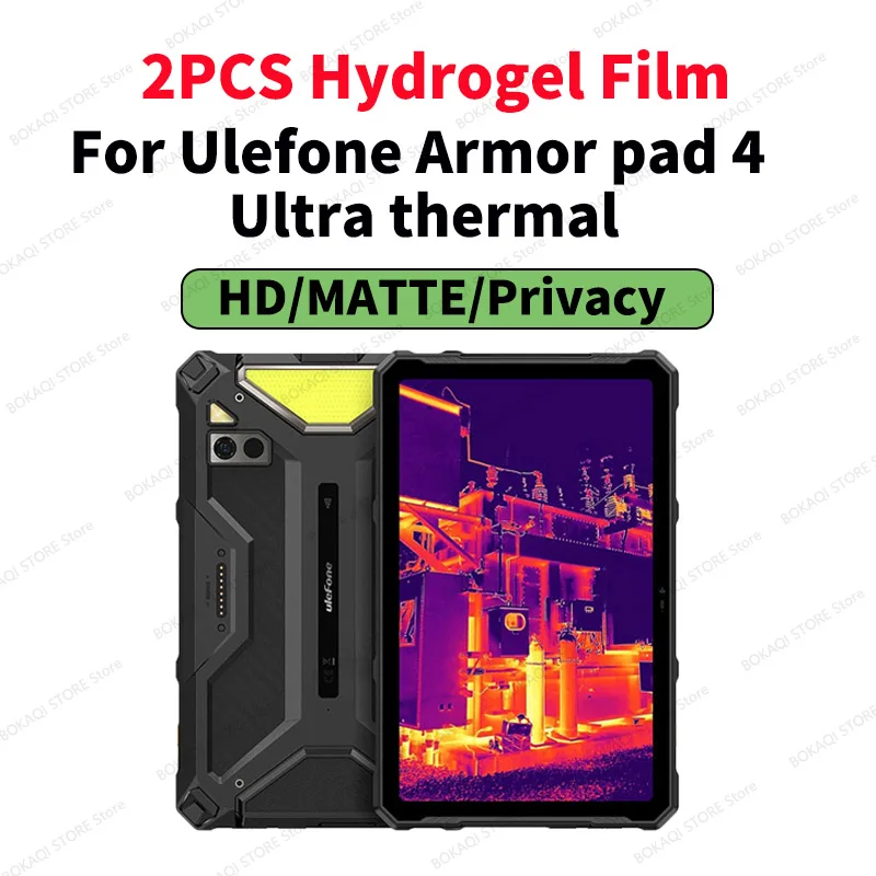 2PCS HD Hydrogel Film For Ulefone Armor pad 4 ultra thermal Tablet Screen Protectors Matte Privacy Scratch Protection
