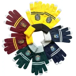 Gants chauds Harry Potter, Gryffondor Raven Klaus Lytterin Hufflepuff School of Witchcraft and Wizardry, cadeau jouet pour enfants