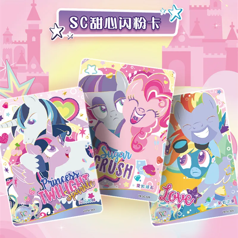 KAYOU My Little Pony:Friendship is Magic Cards Anime Peripherals Rare SC SGR Collectible Card New Game Collection Card Toys Gift