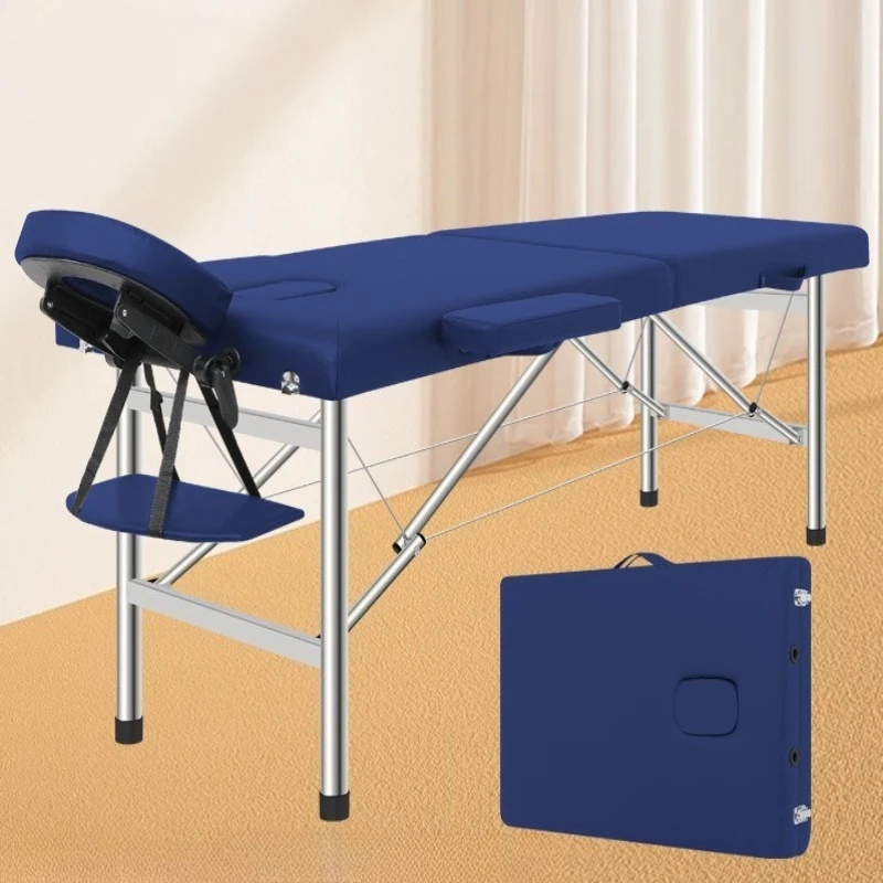 

Portable Massage Table for Home Use &Professional Therapy,Folding Adjustable Height Beauty Bed with Carry Bag,Chiropractic Table
