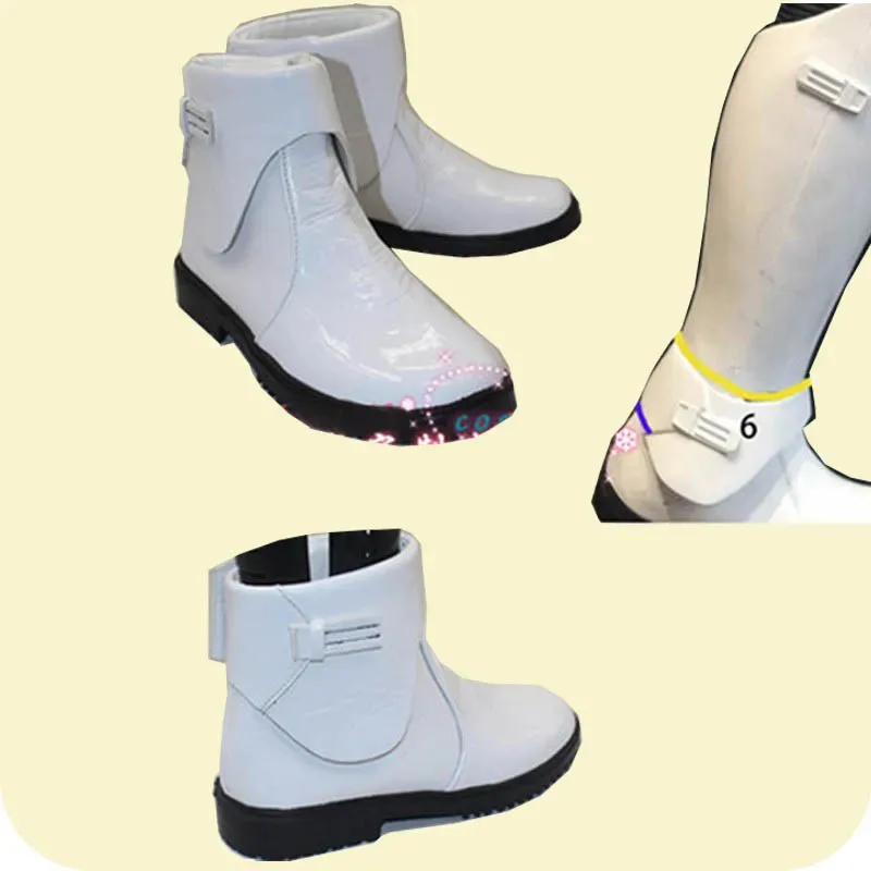

First Order Stormtrooper Cosplay Shoes Boots White - The Force Awakens Costume Shoes