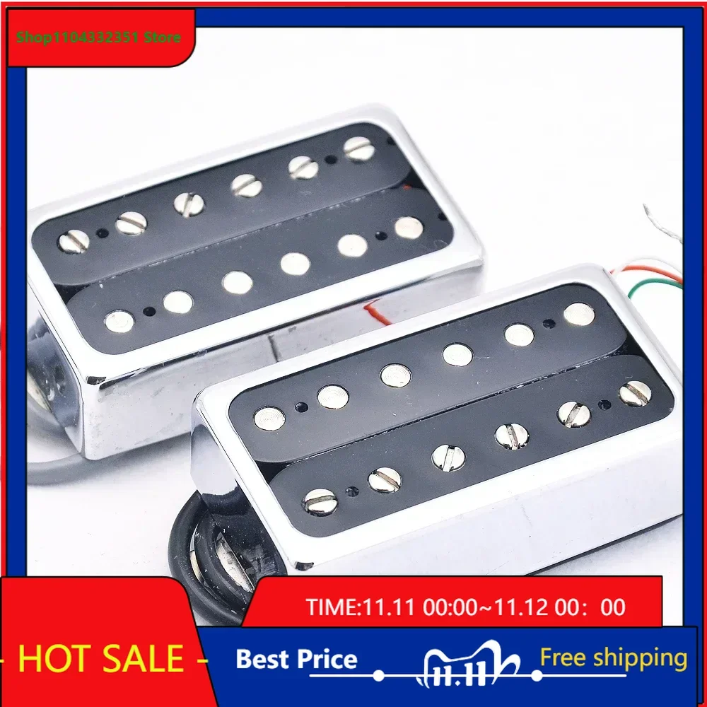 

Shop Bo-Hong Store-Hot Sale-1 Set BHC Electric Guitar Alnico Humbucker Pickups Neck : 7.5K , Bridge : 8.7K-for Guitar Accessorie