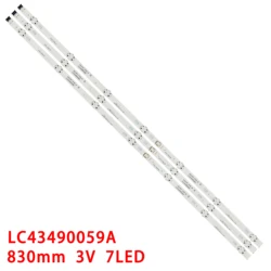 LED backlight strip 7 lamp for LG 43UM7000PLA 43UK6200PLA LC43490072A LC43490088A AGF78860201 AGF79097901 LC430DUY-(SH)(A3）