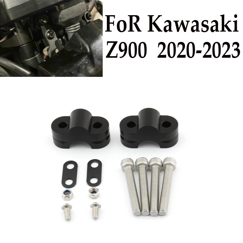 For Kawasaki Z900 2020-2023 Motorcycle New Modification Can be raised20mm Code Riser Fixture Adapter CNC Aluminum alloy Suitable