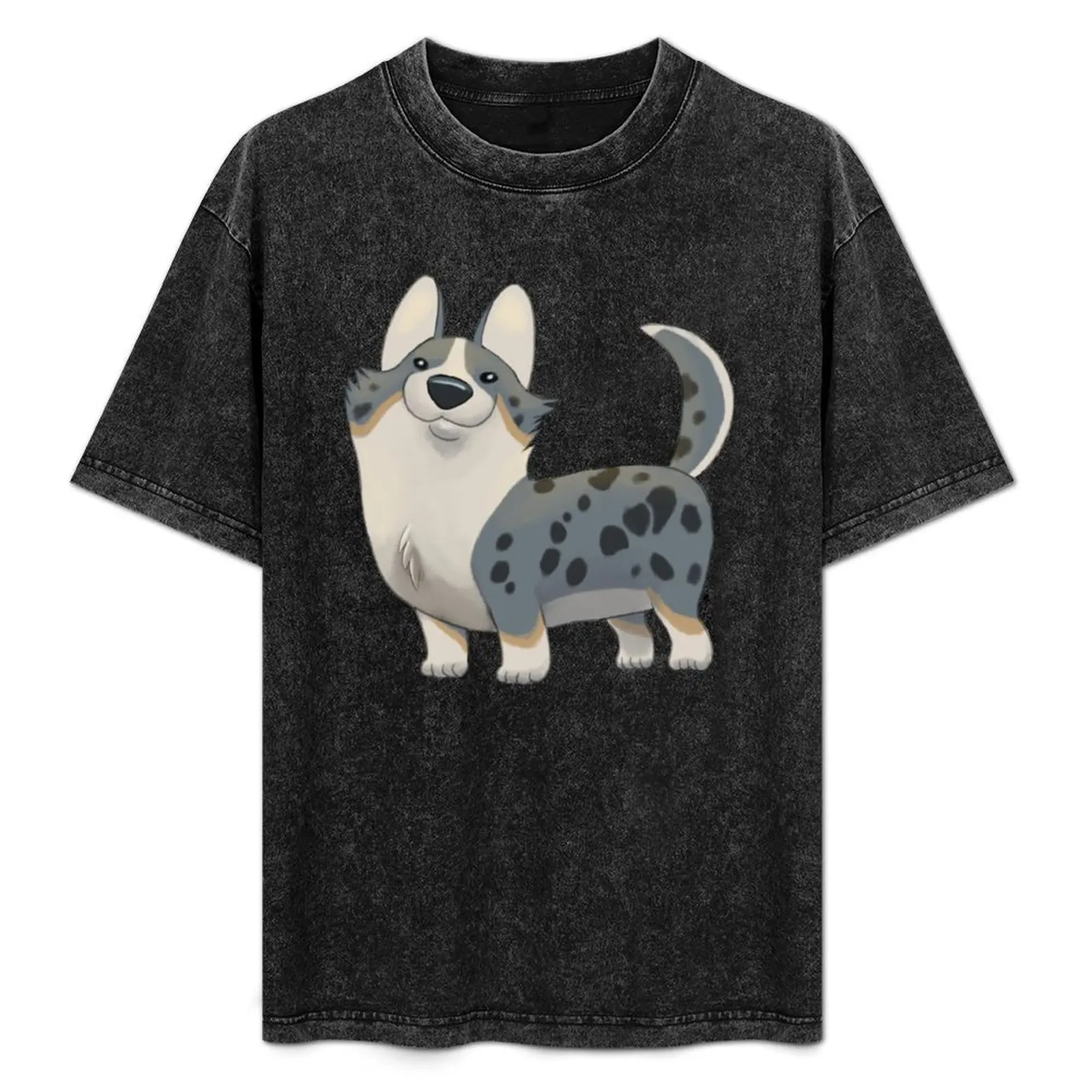 

Cardigan Welsh Corgi Merle and Tan T-Shirt shirts graphic quick drying tshirts personalised t shirt men