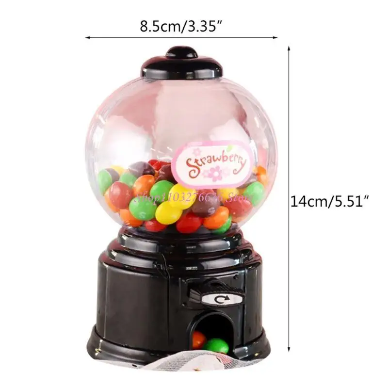 R6FD Unique Money Saving Coin Candy Gum Balls Machines for Children Games Props