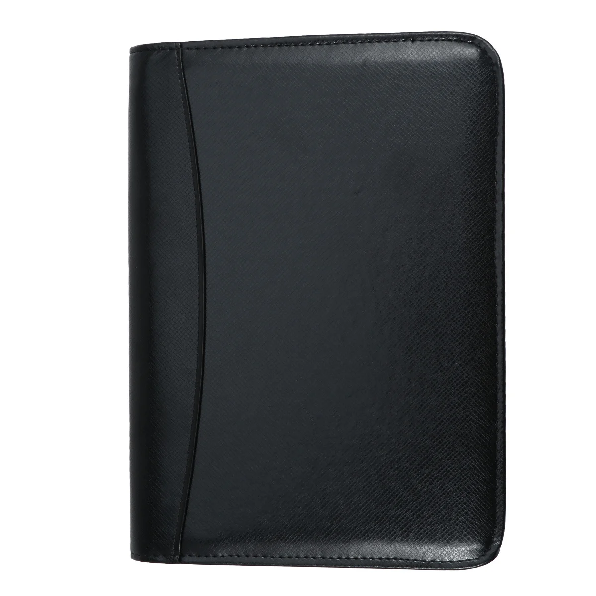 Taccuino Deluxe con cerniera in PU a 6 anelli A6 Blocco note aziendale Organizzatore Cartella di file Calcolatrice Penna Anello Supporto per iscrizione Viaggio