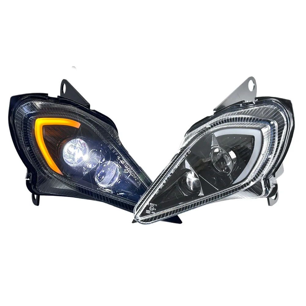 لياماها YFZ 450 450R 450X رابتور 700 700R 2006-2025 250 350 ولفيرين 350 450 2006-2009 زوج LED المصابيح الأمامية مجموعة مصابيح الرأس
