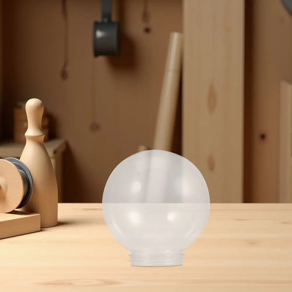 Clear Acrylic Transparent Spherical Lampshade Replacement Outdoor Garden Wall Light Globe for Ceiling Wall Fixtures Pendant