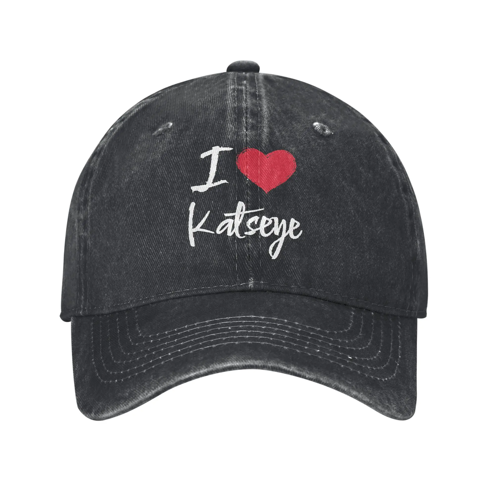 

Baseball Cap I HEART KATSEYE Summer Vintage Hip Hop Hats Unisex-Teens Print Tennis Skate Sun-Proof Baseball Caps