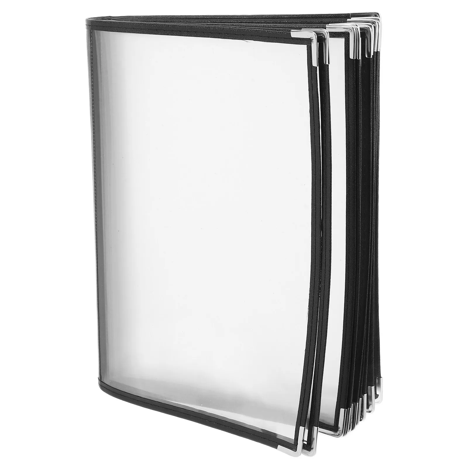 transparent-pvc-menu-book-12-sides-corner-reinforced-restaurant-menu-cover-for-cafe-bar-dining-establishments