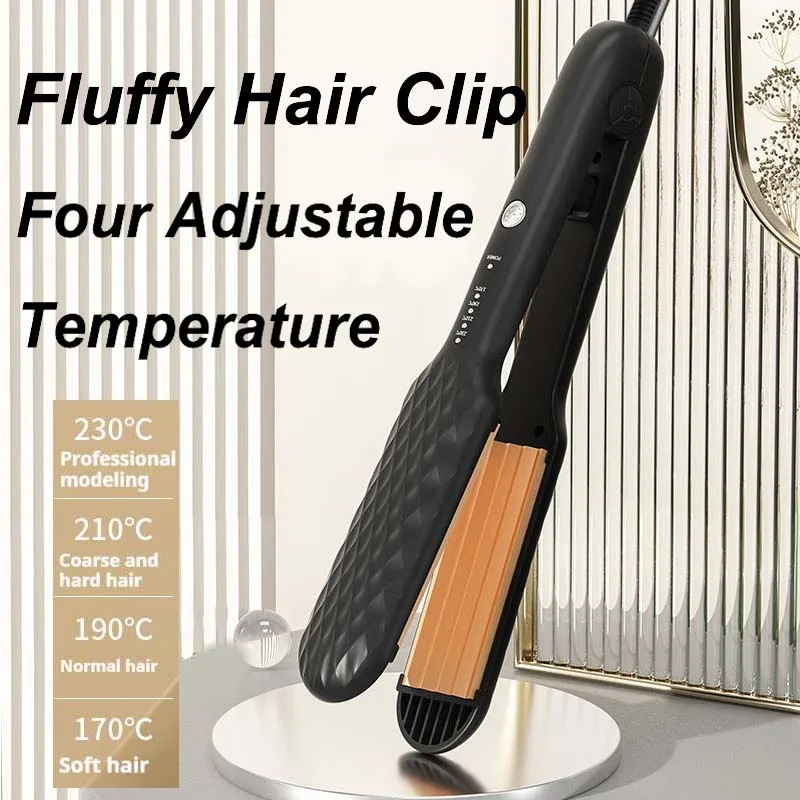 Hair Iron 3D Hair Crimper Professional Volumizing Curling Iron Corn Perm Fluffy Splint Flat Iron Hair Styling Tools - view 6