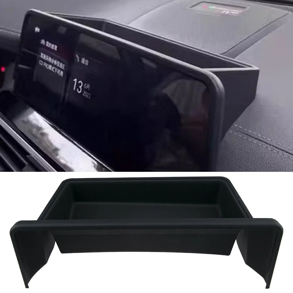 

1PCS Car Storage Box For BMW X3/X4 2022-2023 Vehicle Center Console Navigation Screen Storage Box Easy Installtion Black