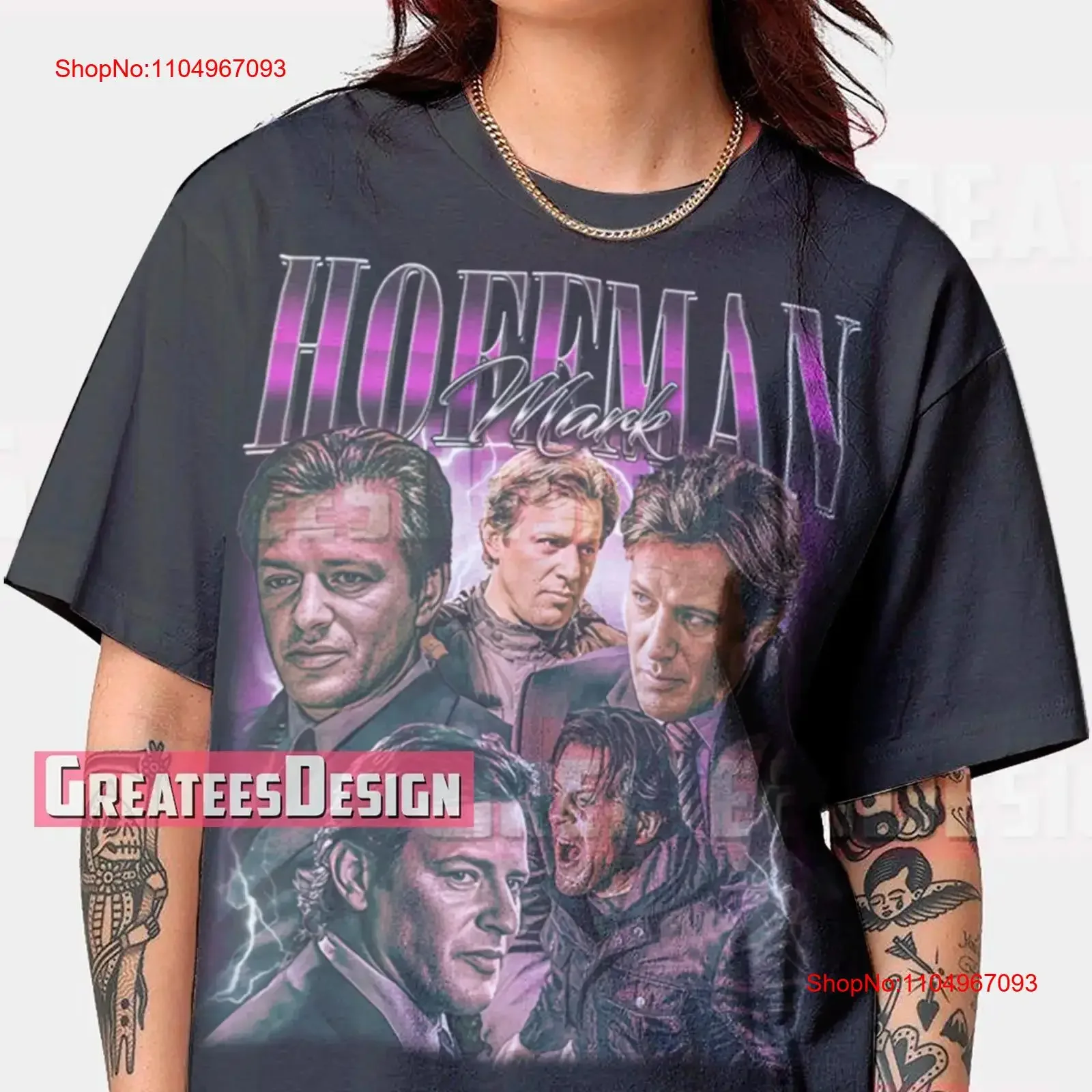 

Limited Mark Hoffman T Shirt Costas Mandylor Oversize SweaT PK83 vintage Washed fashion graphic Casual designer clothes