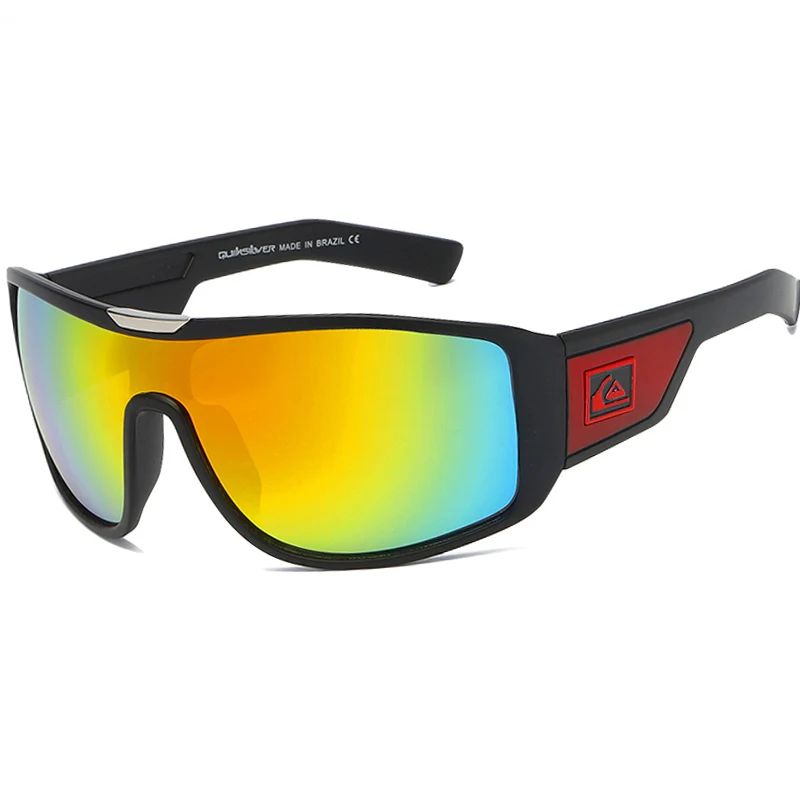 QS640 occhiali da sole uomo UV400 occhiali da sole quadrati per uomo Retro Brand Design occhiali sportivi da guida oversize Gafas