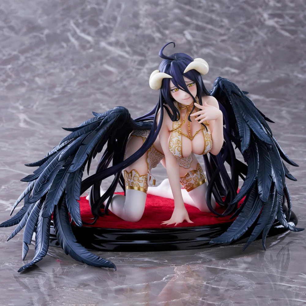 Anime Overlord Albedo Pajamas Sexy Figure 1/7 Model Car Ornament Toys Collection Boys Festival Gifts