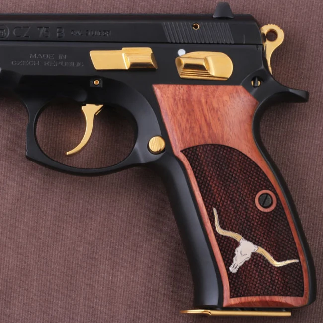 KSD Brand CZ 75, 75B, 75BD, 85 KADET SHADOW1 Compatible Rosewood Grip