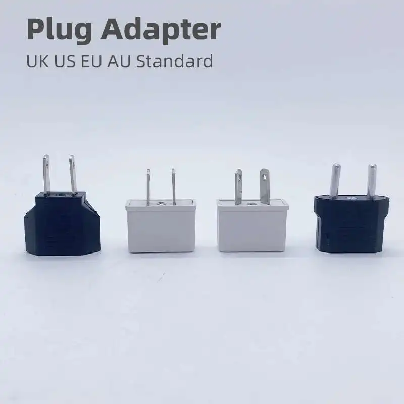 Conversion Plug Small Adapter Iron Power EU UK US 2 Pins American European Standard Australian Standard