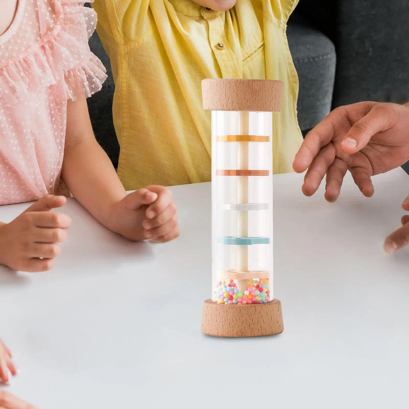 Montessori Spielzeug Feinmotorik bunte Lehrmittel Baby Regenmacher Spielzeug Baby Lernspiel zeug für Baby Kinder Kinder Vorschule