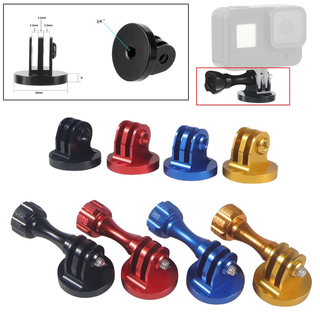 Mini Tripod Mount Extension Bike Connector Holder Adapter Fixed Seat Base for  11 10 9 8 Insta360 Yi Camera  Osmo Action