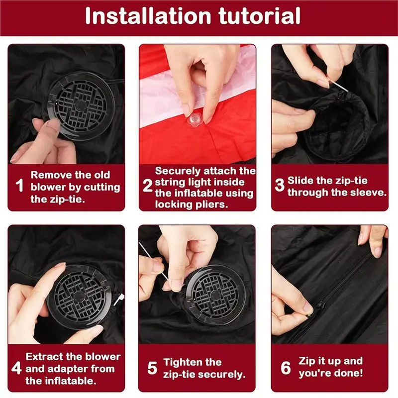 AT29-Air Blower Fan For Inflatables Replacement Fan Blower For Inflatables Indoor Outdoor US Plug