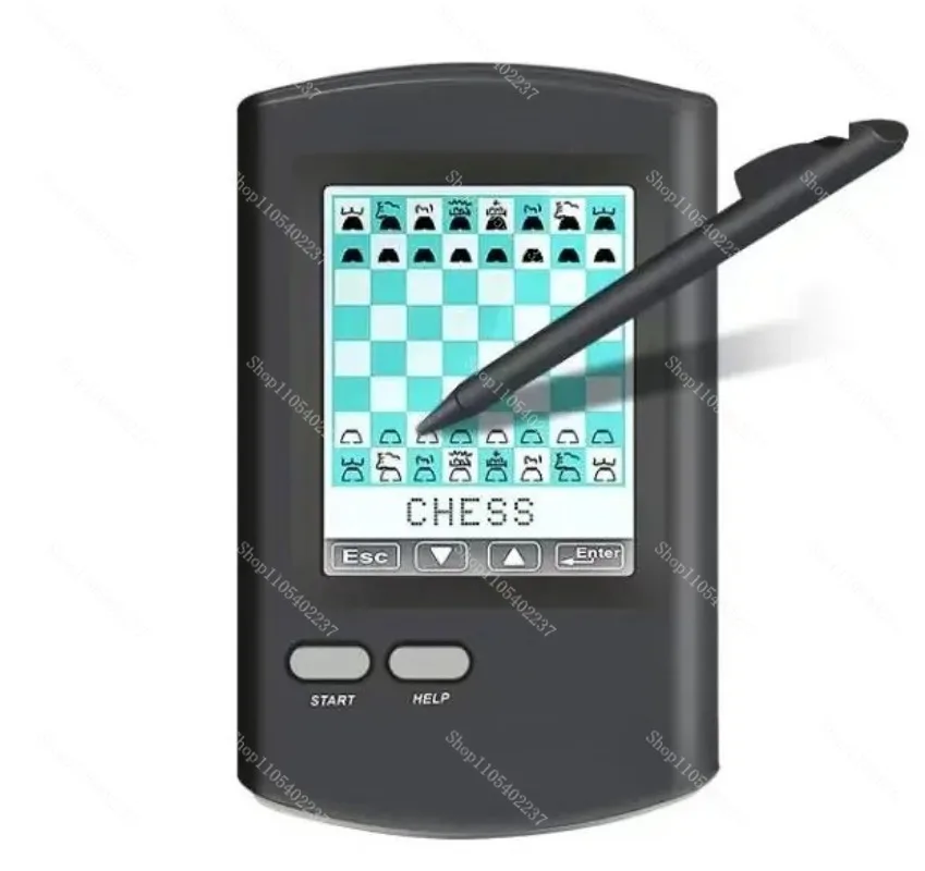 8-in-1 Handheld Electronic Chess Set, AI Human vs Machine Battle, Portable Educational Game Gift