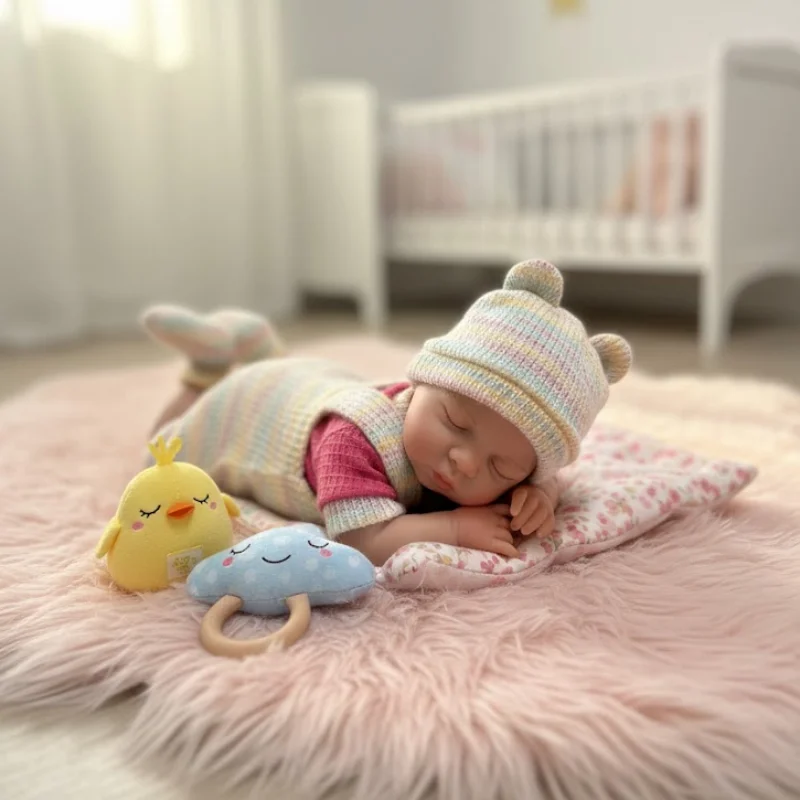 1PC/2 Styles 33CM Open Mouth Soft Silicone Reborn Bebe Girl Doll Luna bebe reborn de silicona Lifelike Newborn Baby Dolls