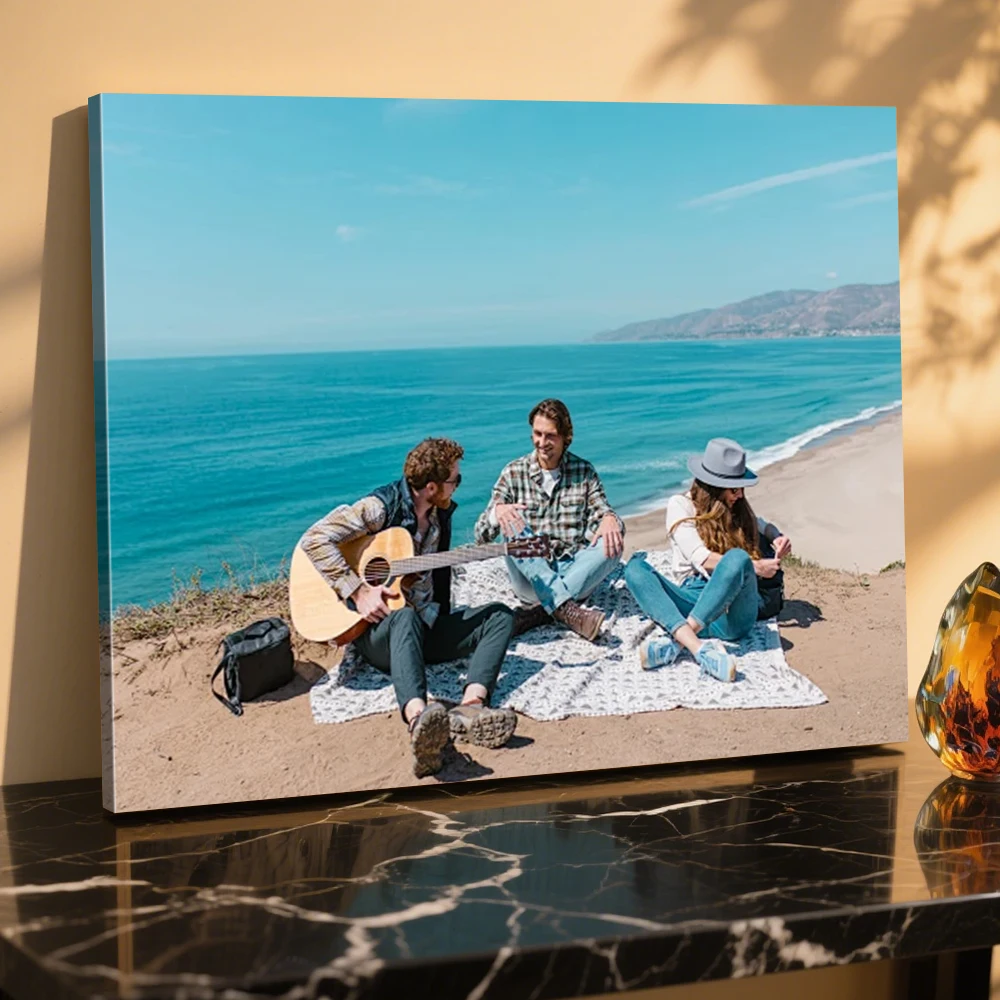 Custom Photo Home Decoration Print Your Photos on Canvas Custom Poster Plus Frame Art Photos, Pets, Wedding Photos, Canvas Paint
