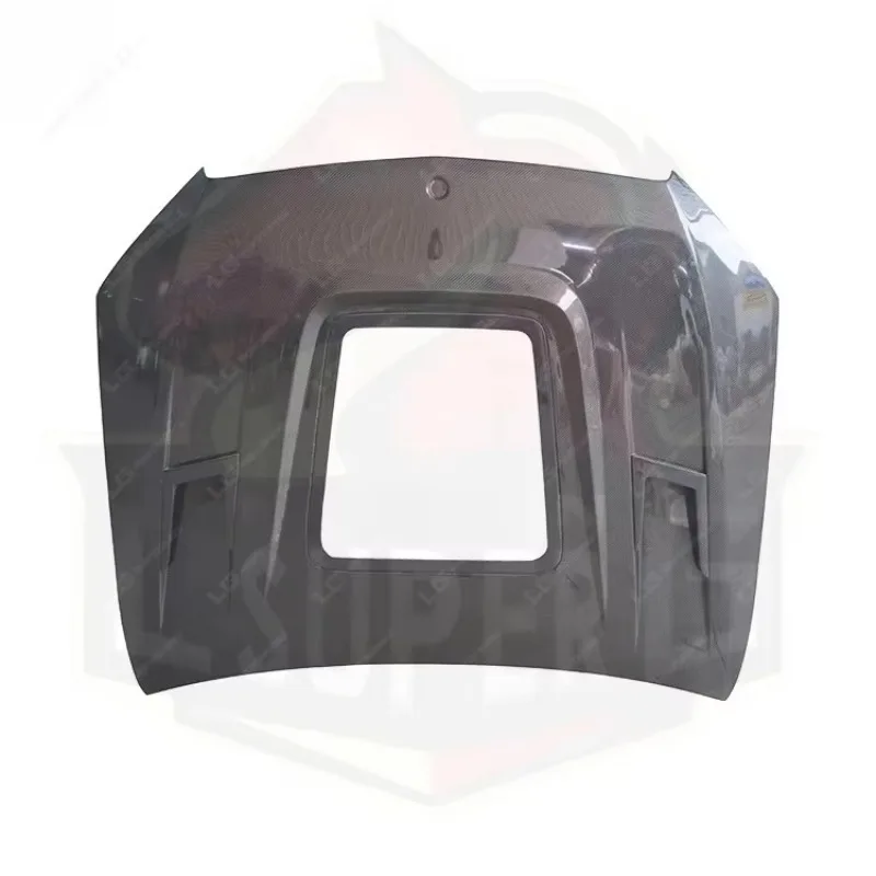 Factory Price W205 Carbon Fiber Car Hood Bonnet for  C Class W205 Transparent Engine Hood