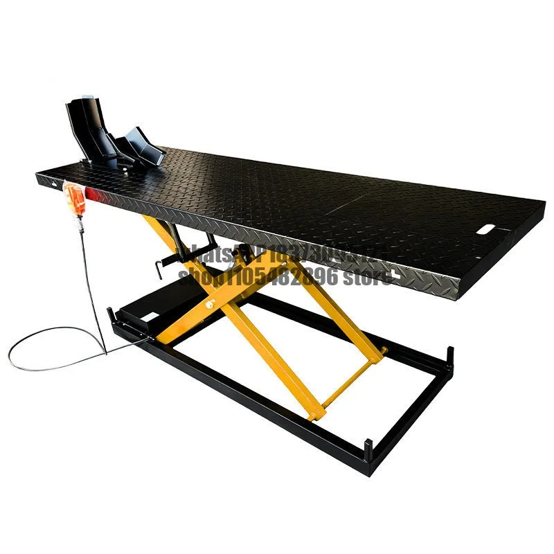 Electric hydraulic motorcycle lift platform, large-displacement maintenance lift, vehicle repair and maintenance hoist