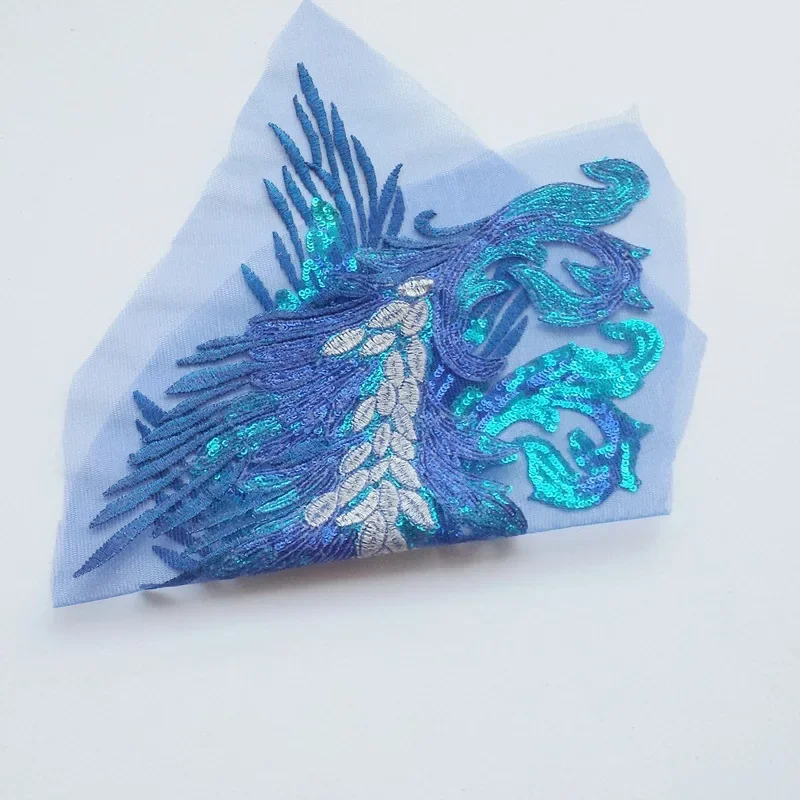 スパンコールとタッセルのフラワーレースのパッチ,刺繍されたアップリケ,襟の縫い付け,結婚式のドレスの装飾,DIY
