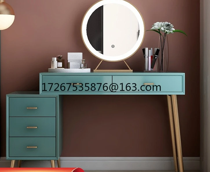 

Simple and creative makeup table, wind storage cabinet, small apartment dresser integrated