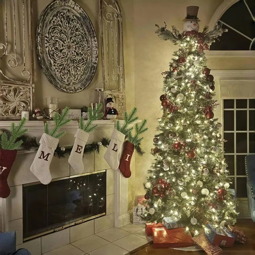 

50/100Pcs Artificial Plants Christmas Tree Home Room Tasble Decoration Outdoor Delicate Clebration Adorn Products Vivid Ornament