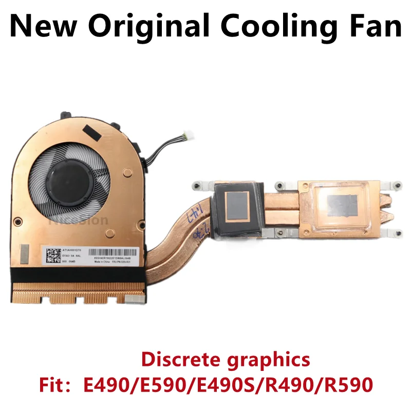 New Original For Laptop Lenovo ThinkPad E490 E590 R490 R590 E490S CPU Cooling Fan SWG Heatsink Radiator 02DL822 02DL823 02DL826
