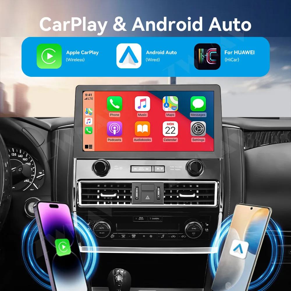 Android 14 Carplay Car Radio 13.1 inch Touch Screen For Nissan Amanda 2010-2021 GPS Navigation Multimedia Player Head Unit Auto