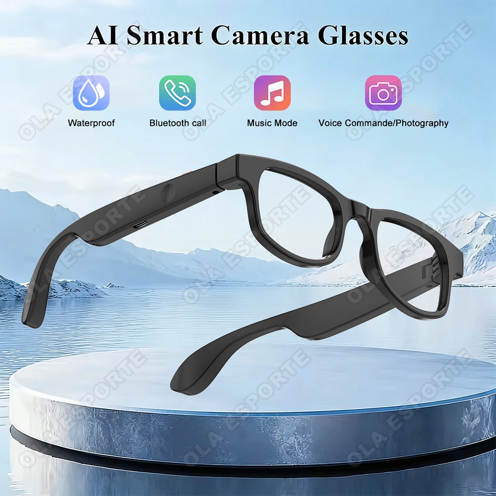 

Умные аудиоочки, Bluetooth-соединение, беспроводной вызов, голосовой помощник, воспроизведение музыки, умные очки, солнцезащитные очки с защитой от синего света