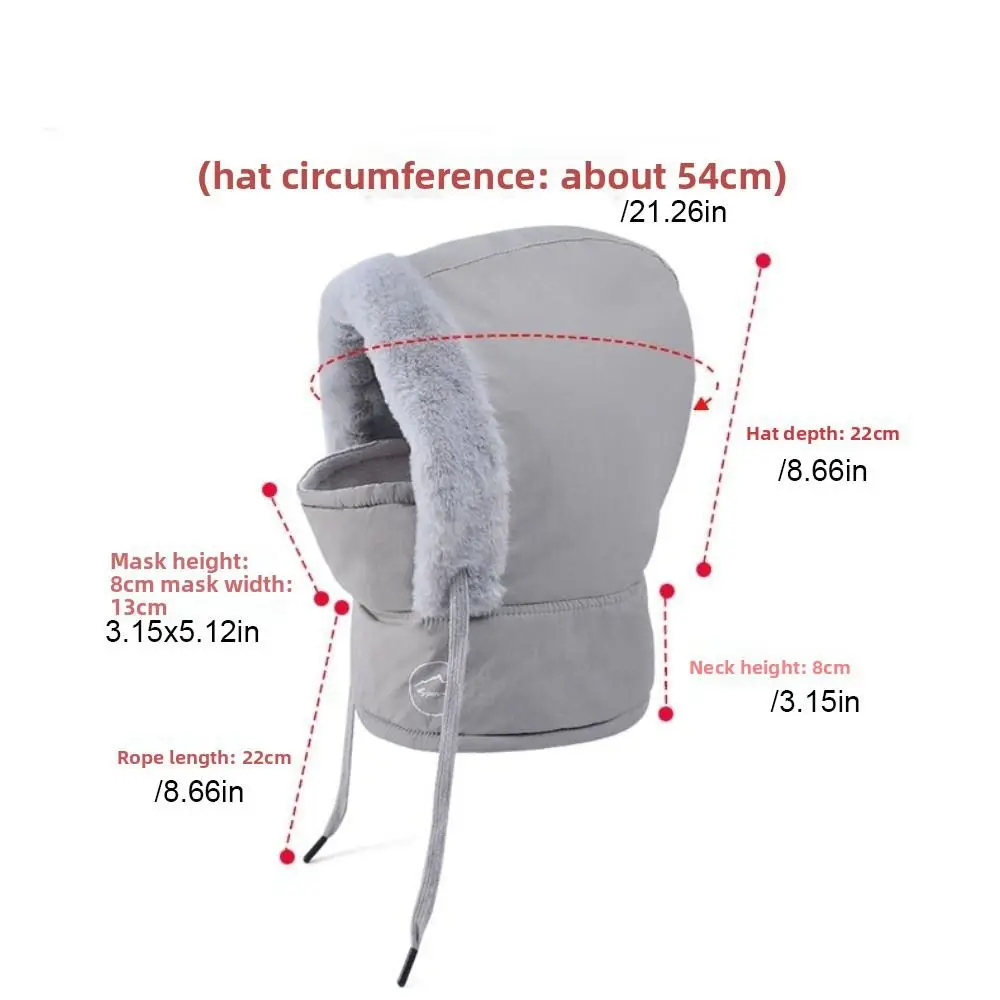 الدفء 3 في 1 الشتاء الدراجات قبعة الصوف بطانة يندبروف وشاح دافئ قناع الوجه سميكة مقاومة البرد لي فنغ قبعة الأولاد
