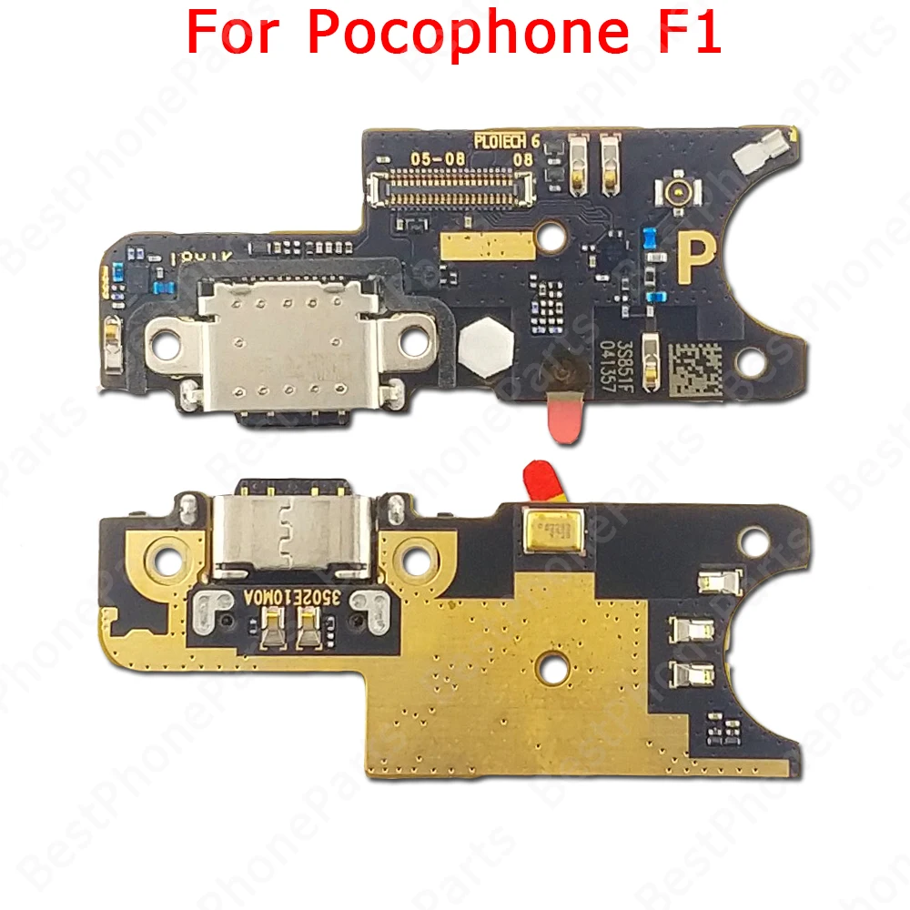 Placa de carga para Xiaomi PocoPhone F1 Poco F2 Pro F3 F4 GT F5, puerto de carga, conector Usb, placa de base Pcb, piezas de teléfono móvil