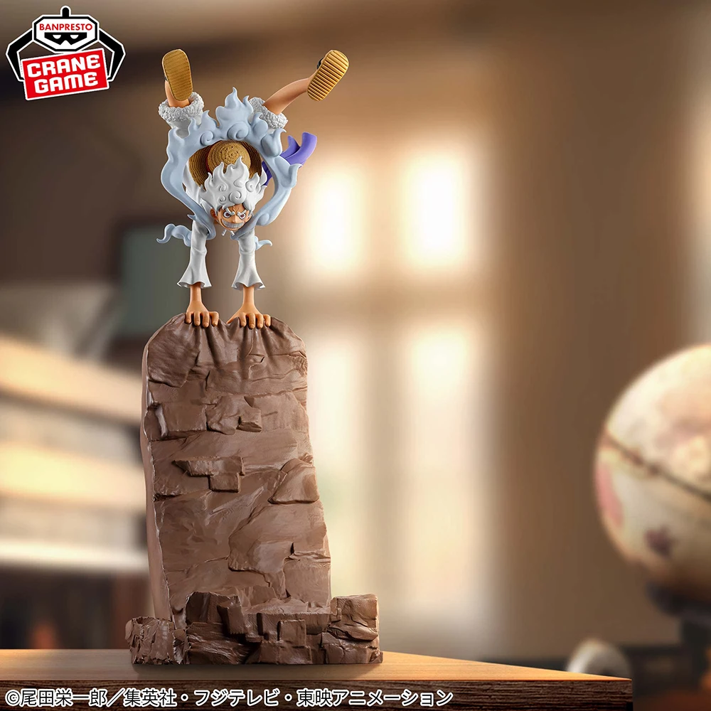 オリジナルバンダイバンプレストワンピース-figlife-モンキー・d・ルフィギア-5-アニメフィギュアデスクトップ装飾品携帯電話スタンドペンホルダー