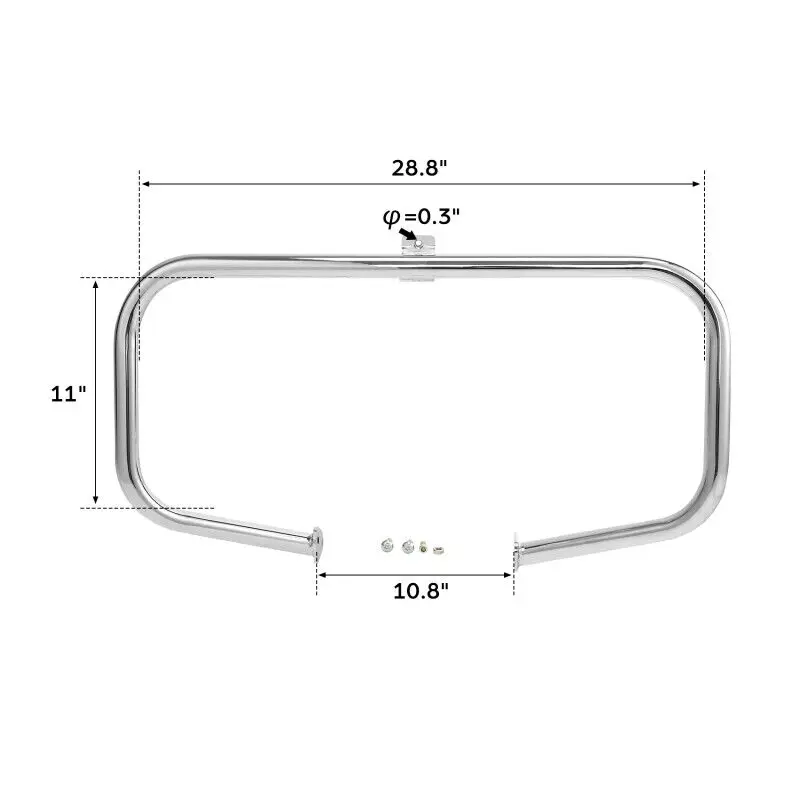 Motorcycle Engine Guard Highway Crash Bar For Harley Touring Electra Glide Road King FLHT 1997-2008