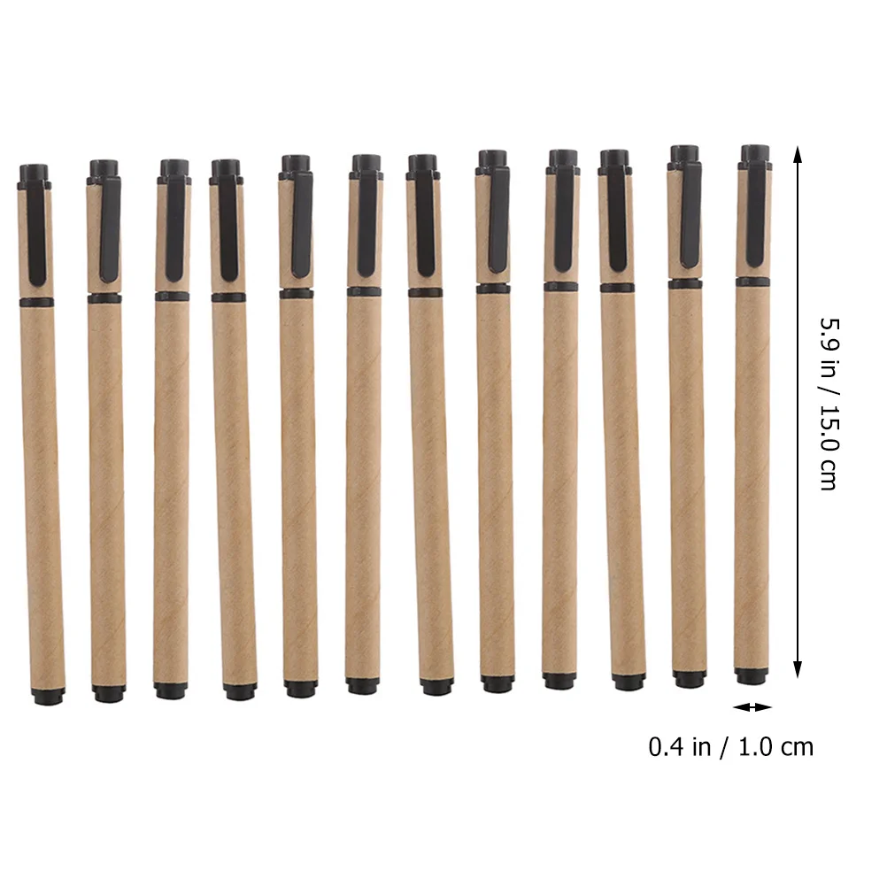 12 pcs Gel Pen For Students Writing Stationery Practical Pen Pens Plastic Writing Tool