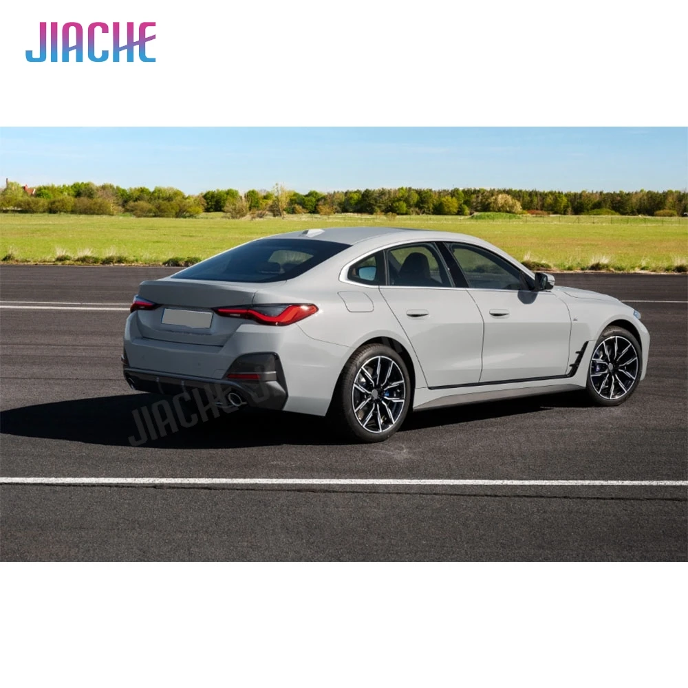 

Карбоновые задние крылья спойлера для BMW 4 серии G26 425i 430i M Sport Sedan 2021 + глянцевый черный карбоновый вид