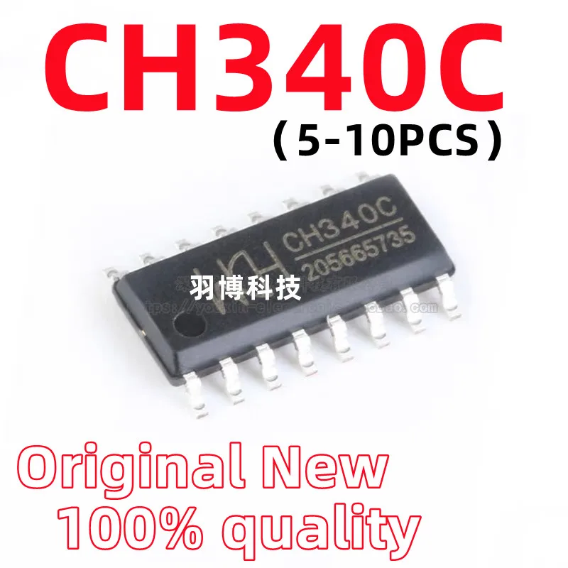 

(5-10piece)100% New CH340C sop-16 Chipset