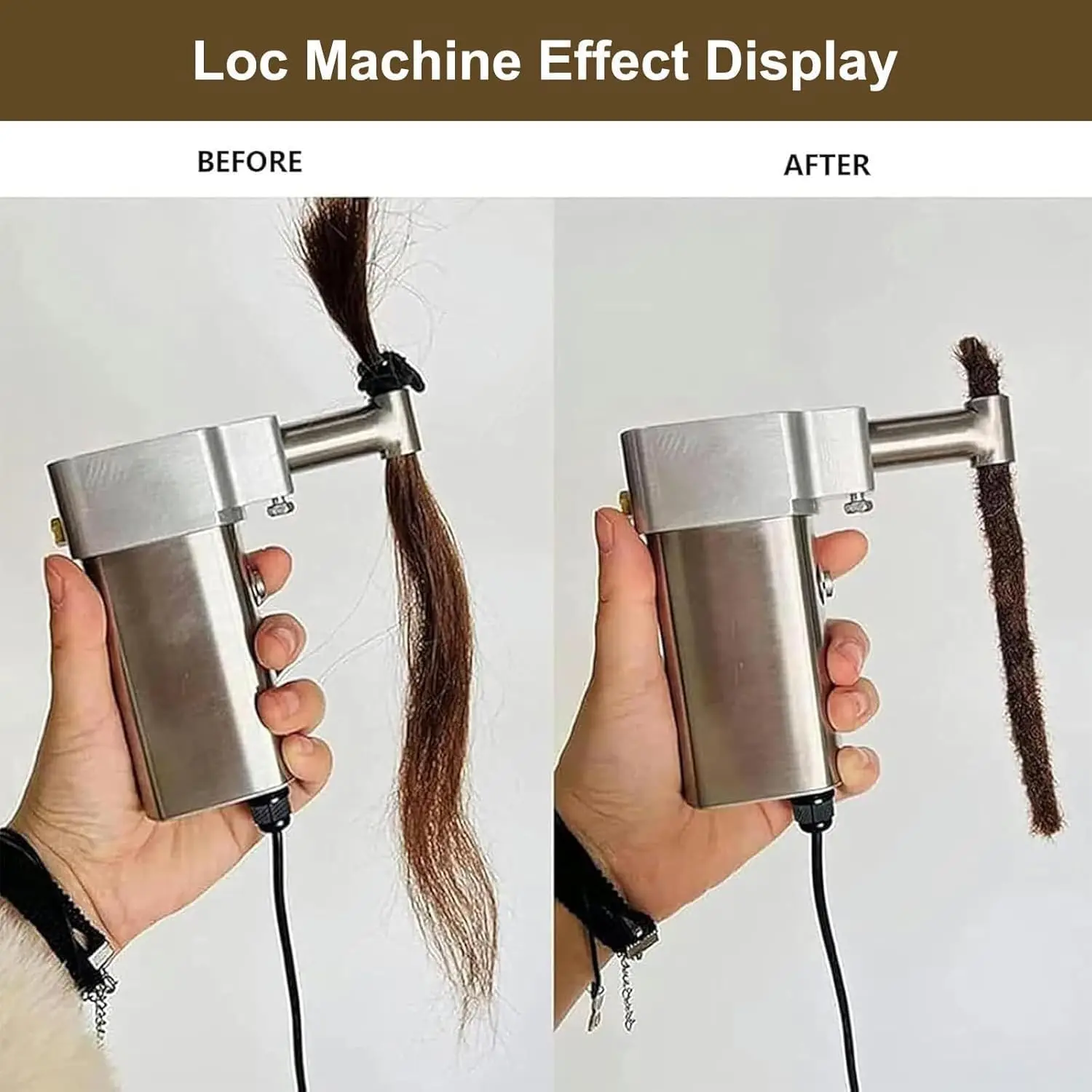 Portable Electric Dreadlocks Weaving Machine,Automatic Lock Hook For Instant Dreadlocks,Human&Synthetic Hair Weaving Machine