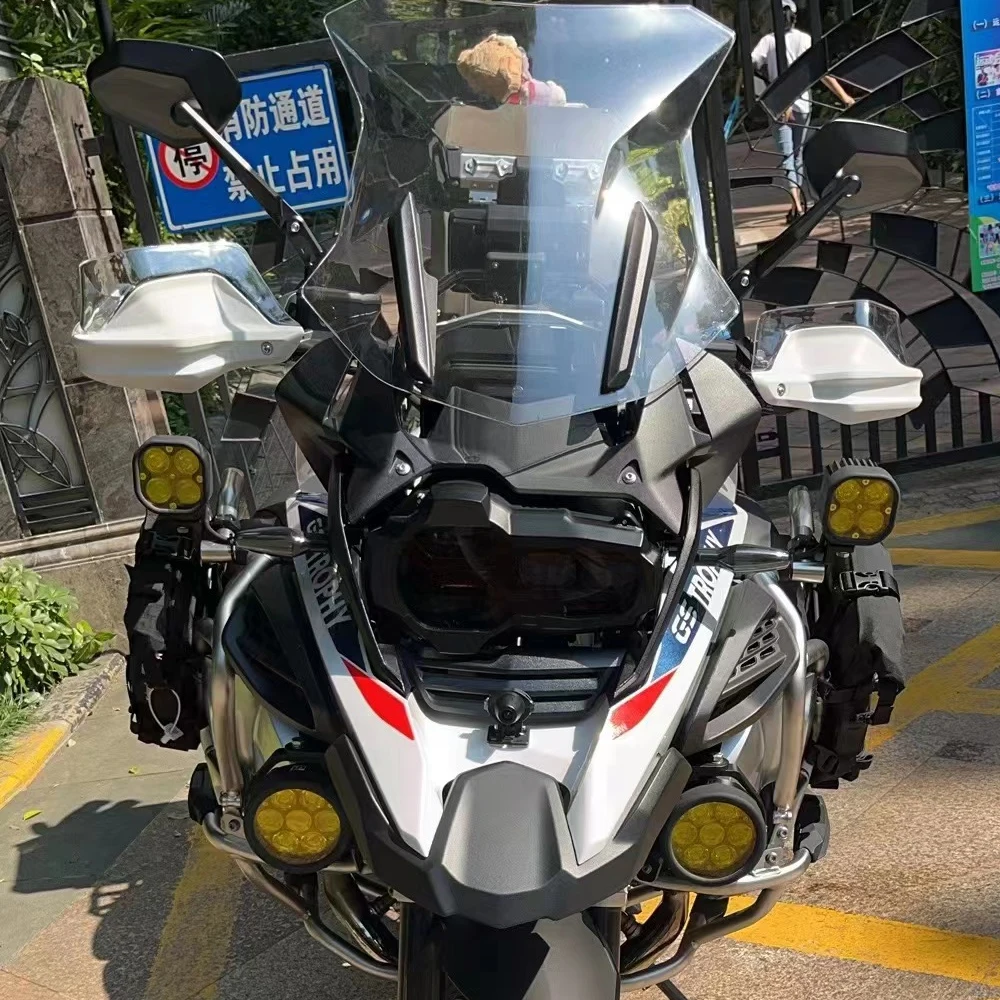 ใหม่ป้องกันไฟหน้ารถจักรยานยนต์สำหรับ BMW R1200GS GSA R1250GS LC ผจญภัยโป๊ะอลูมิเนียม CNC กับ2ประเภทของเลนส์2013-