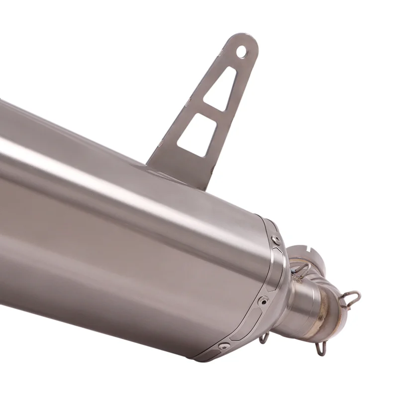 Motorcycle Middle Tube Slip On 51mm Mufflers Pipe Escape Titanium For Kawasaki Z1000SX Ninja 1000SX 2020-2023 image 3