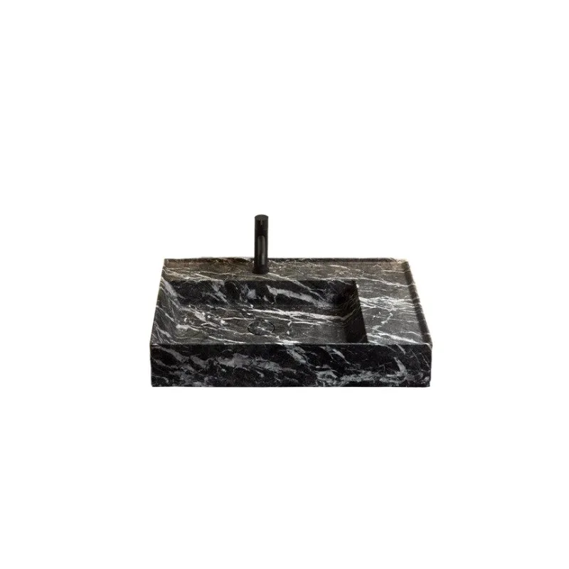 Natural marble Italian integrated wash basin washbasin wall-mounted wash table customization