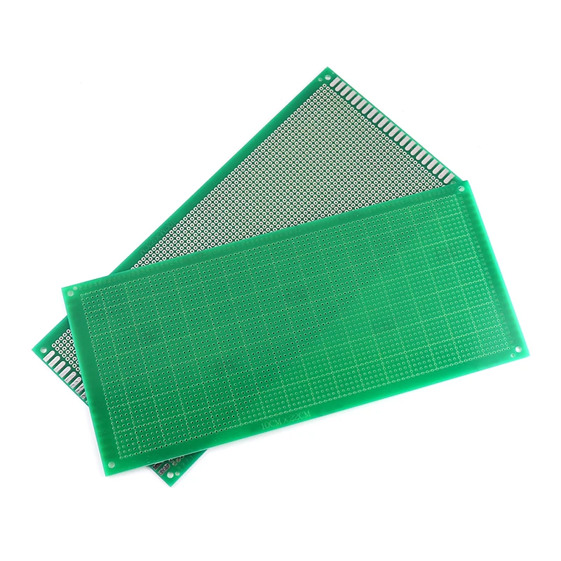 10Pcs Green 10x22cm Single Sided Prototype DIY Universal Printed Circuit PCB Board Prototype Board PCB Kit Breadboard Kit